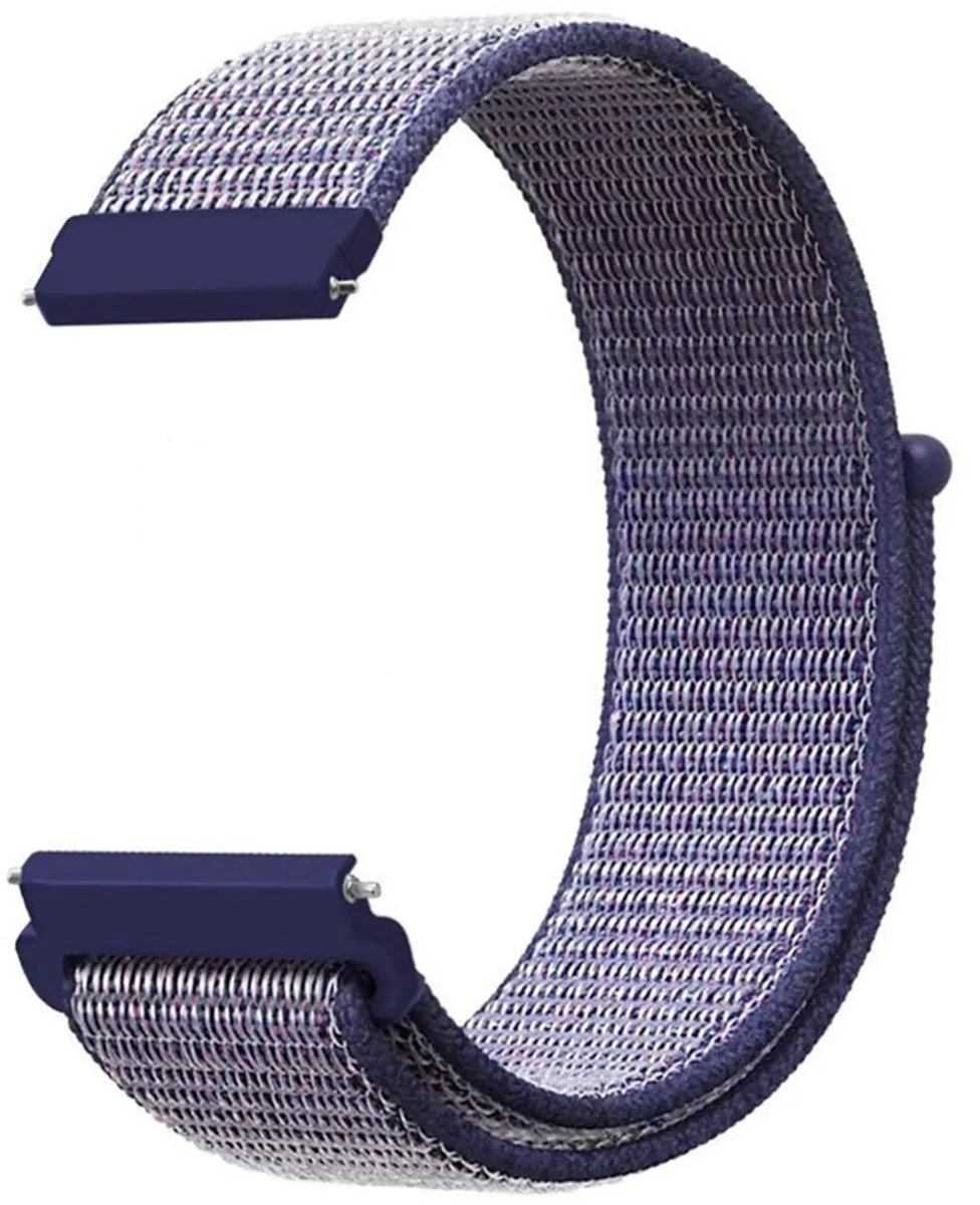 Imoshion Nylon Bandje Paars - 22mm - Samsung Galaxy Watch/Gear S3