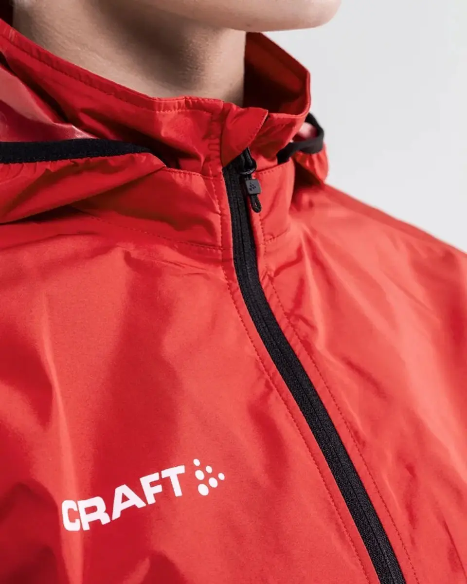 Craft Waterdichte Kinderjas - Rood - 146/152 - afbeelding 3 van 6