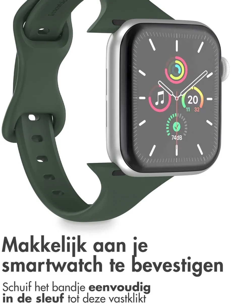 Imoshion Siliconen Bandje Apple Watch 44-49mm - Groen