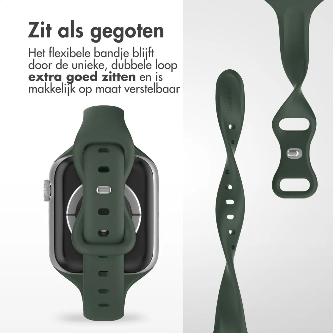 Imoshion Siliconen Bandje Apple Watch 44-49mm - Groen