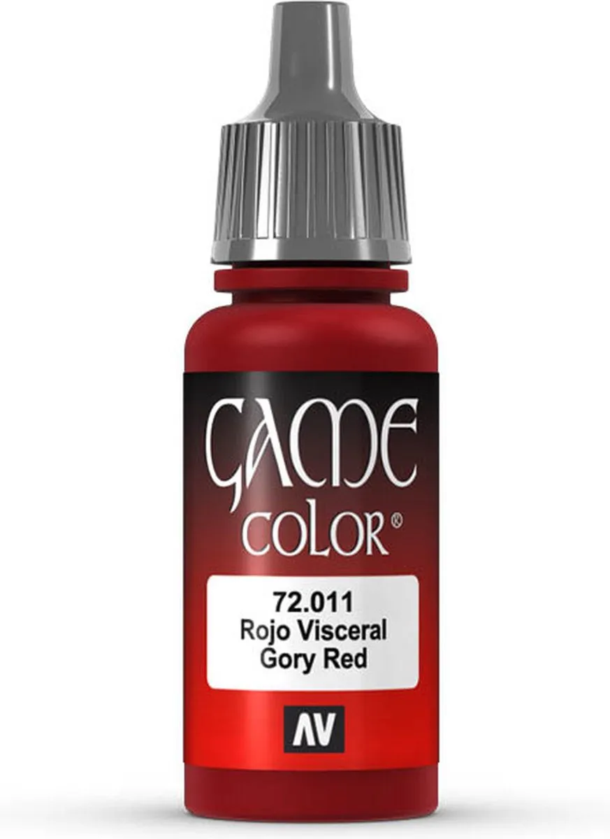 Vallejo Game Color Gory Red Acrylverf 18ml