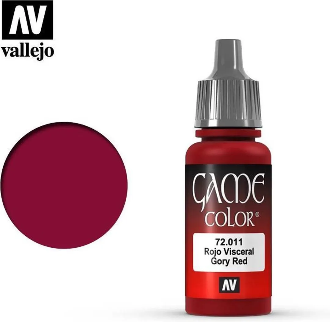 Vallejo Game Color Gory Red Acrylverf 18ml