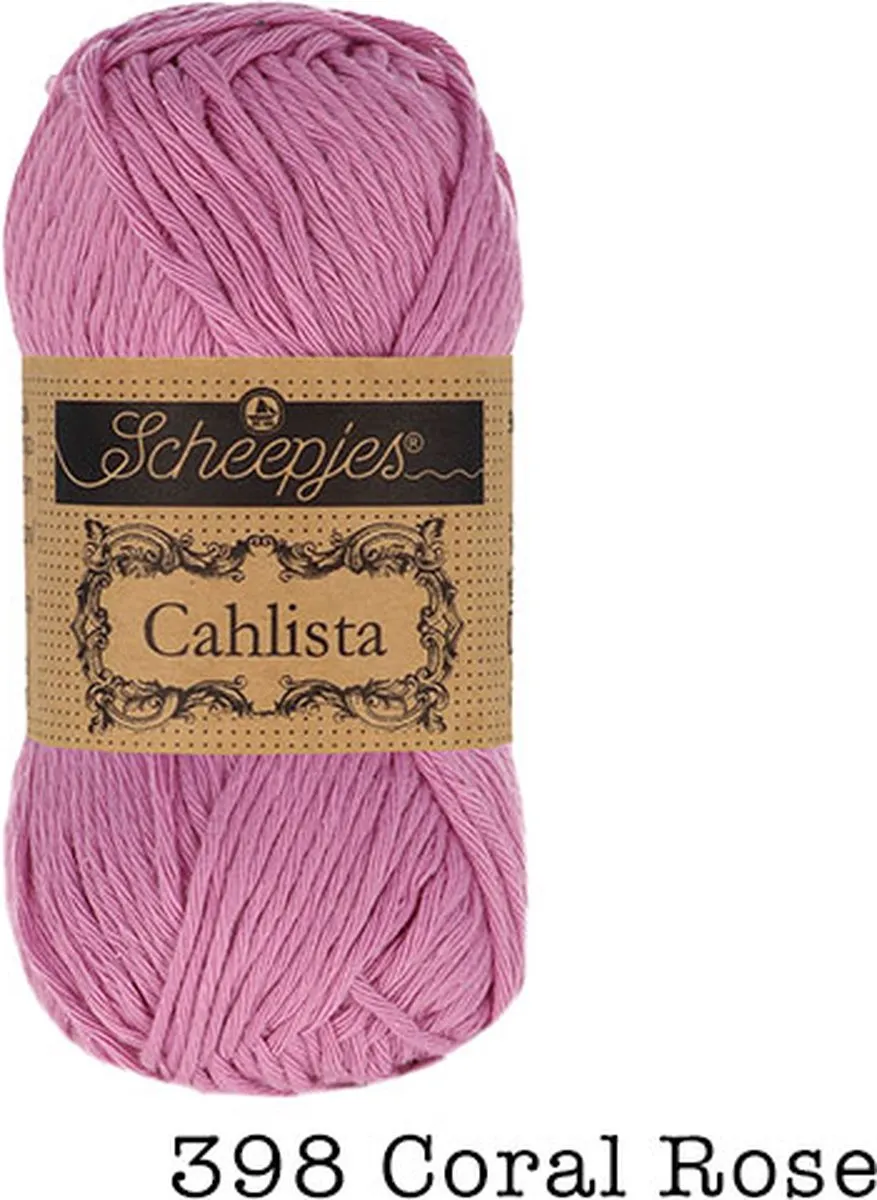 Scheepjes Cahlista Colonial Rose 398 - 1 Stuk