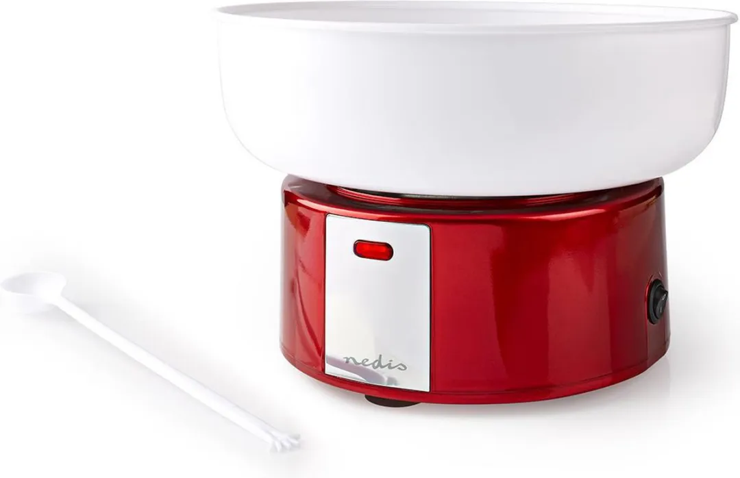 Nedis RETRO Suikerspinmachine FCCM100FRD - 500W - Rood