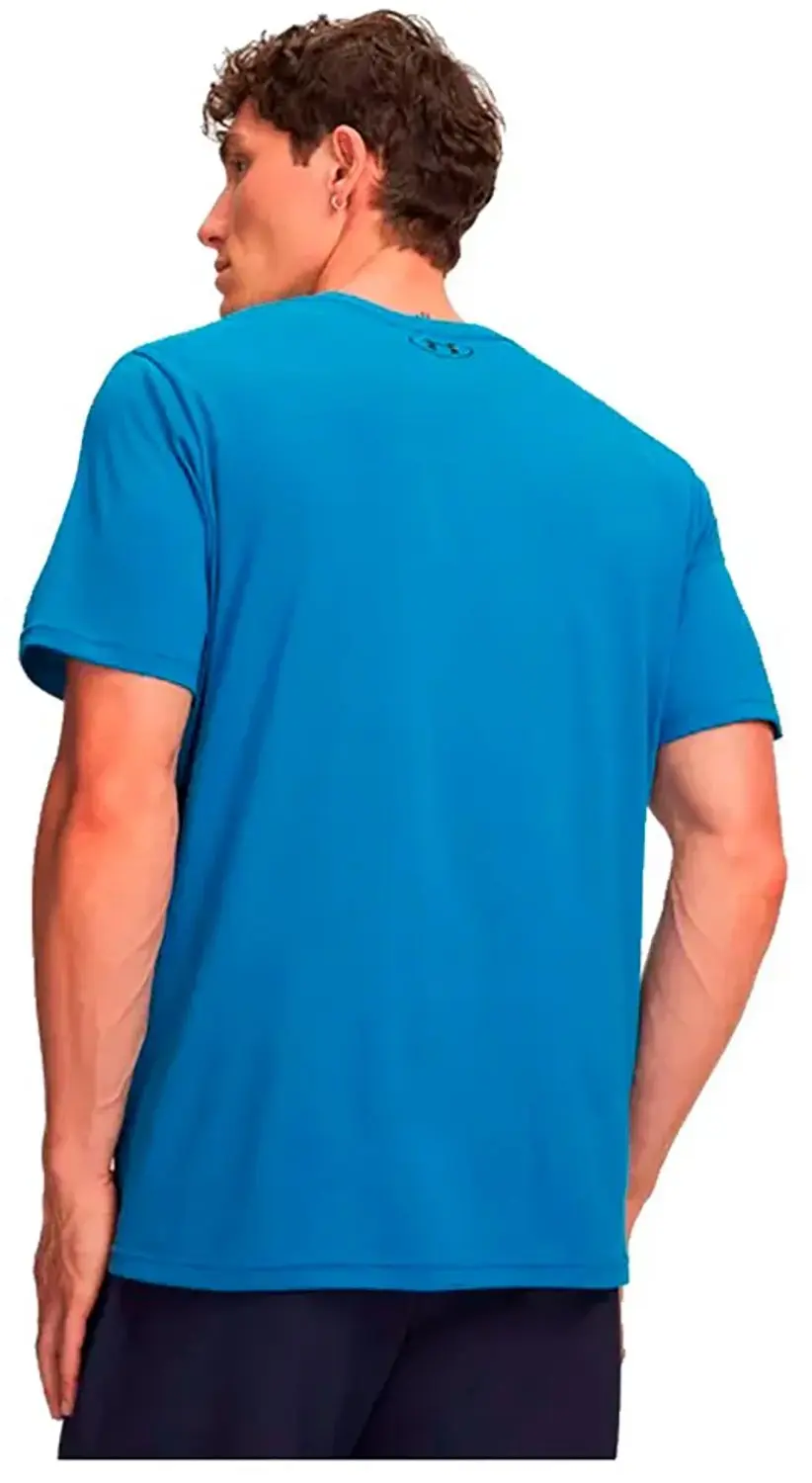 Under Armour Sportstyle Left Chest T-shirt - Blauw - afbeelding 3 van 4