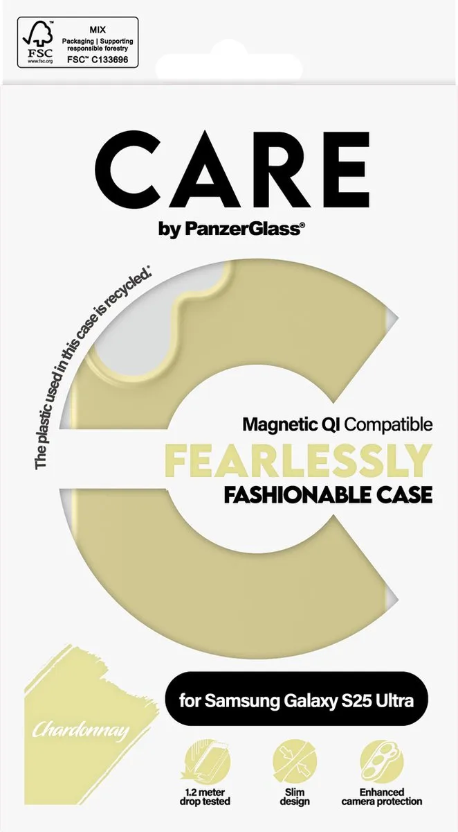 PanzerGlass Hoesje S25 Ultra Qi MagSafe - Transparent