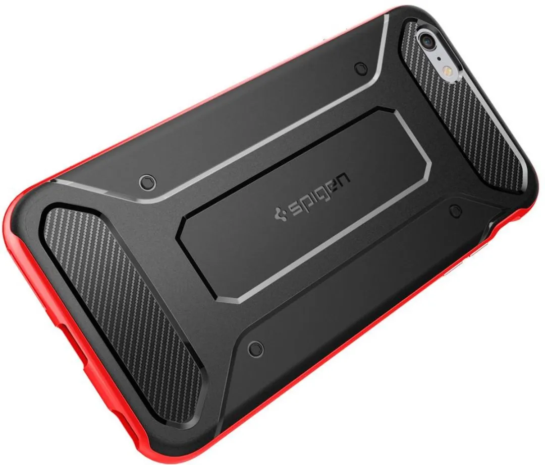 Spigen Neo Hybrid Carbon SGP11668 Hoesje - iPhone 6/6s Plus - Rood