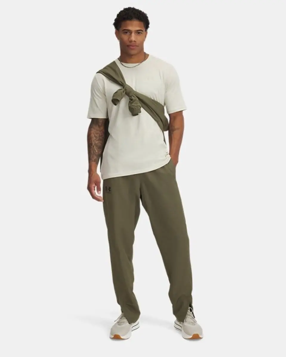 Under Armour Rival Woven Broek Heren - Olijfgroen - XL - afbeelding 6 van 6