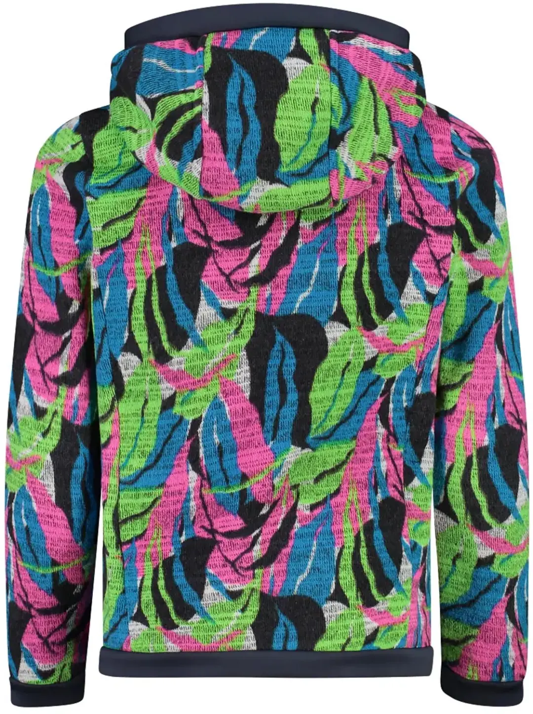 CMP Gebreide fleece voor meisjes - Roos/Turquoise - afbeelding 2 van 2