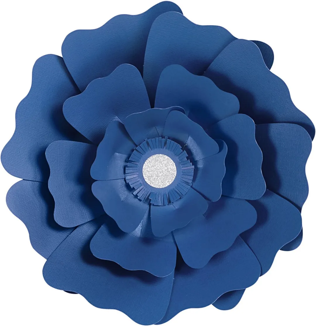 Colortime Bloemen Vaas - Blauw - 2 Stuks
