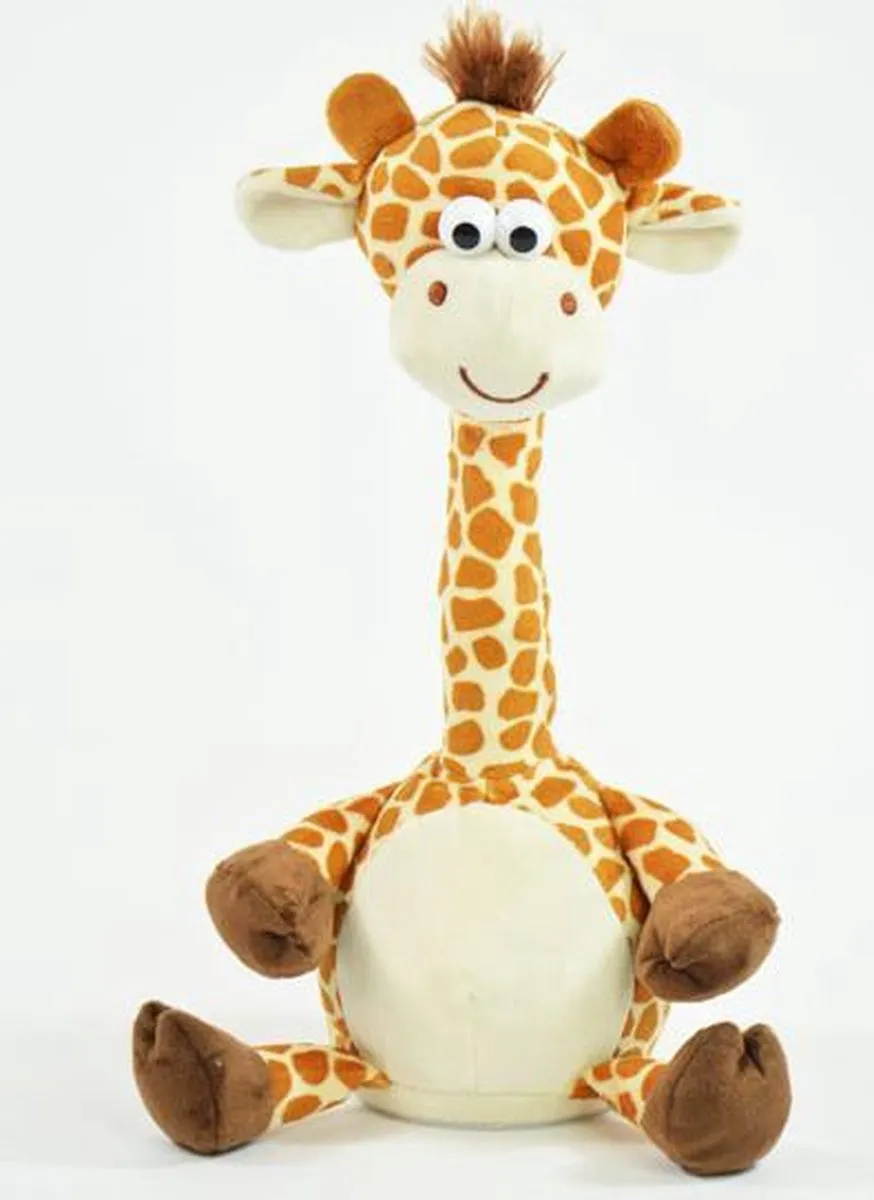 Napraat giraffe interactieve knuffel