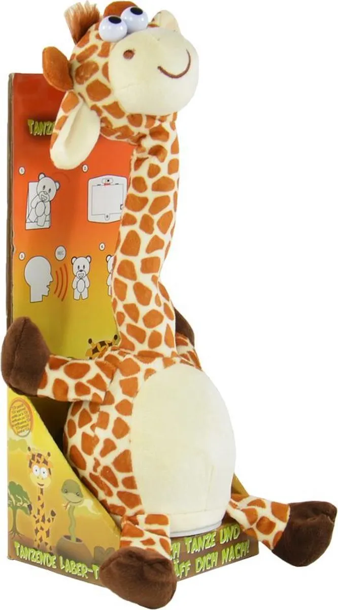 Napraat giraffe interactieve knuffel