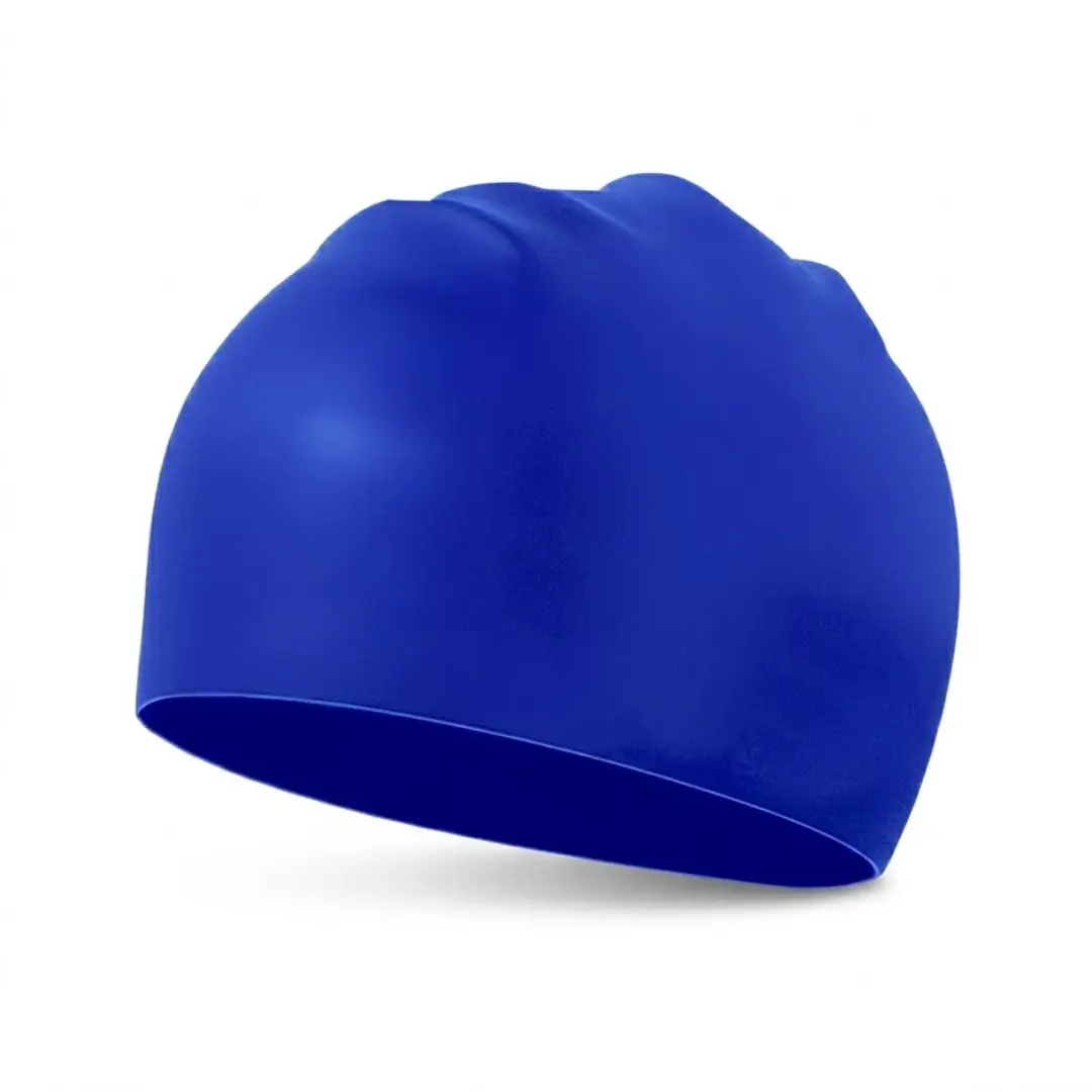 Blauwe badmuts heren van silicone