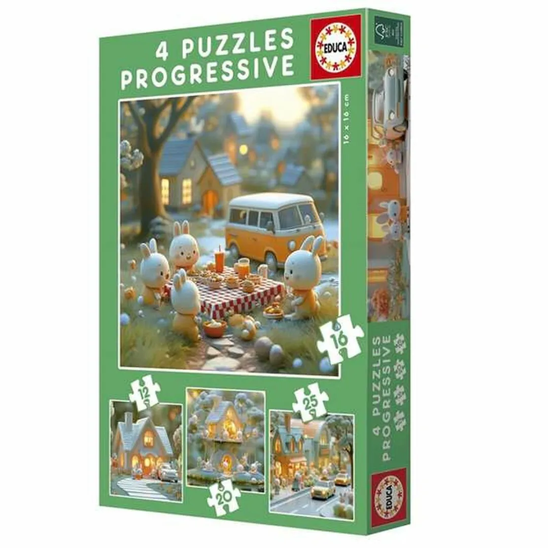 Educa Konijn Puzzel 12-25 Onderdelen