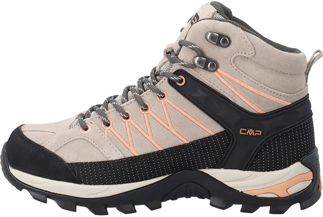 CMP Rigel Mid WP Dames Wandelschoenen - Sabbia/Salmone - afbeelding 4 van 4