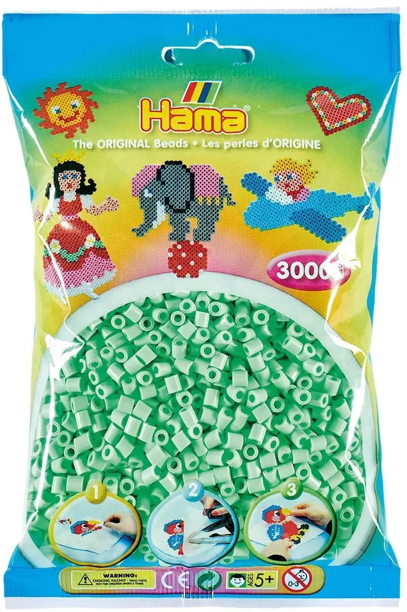 Hama Strijkkralen Pastelmunt