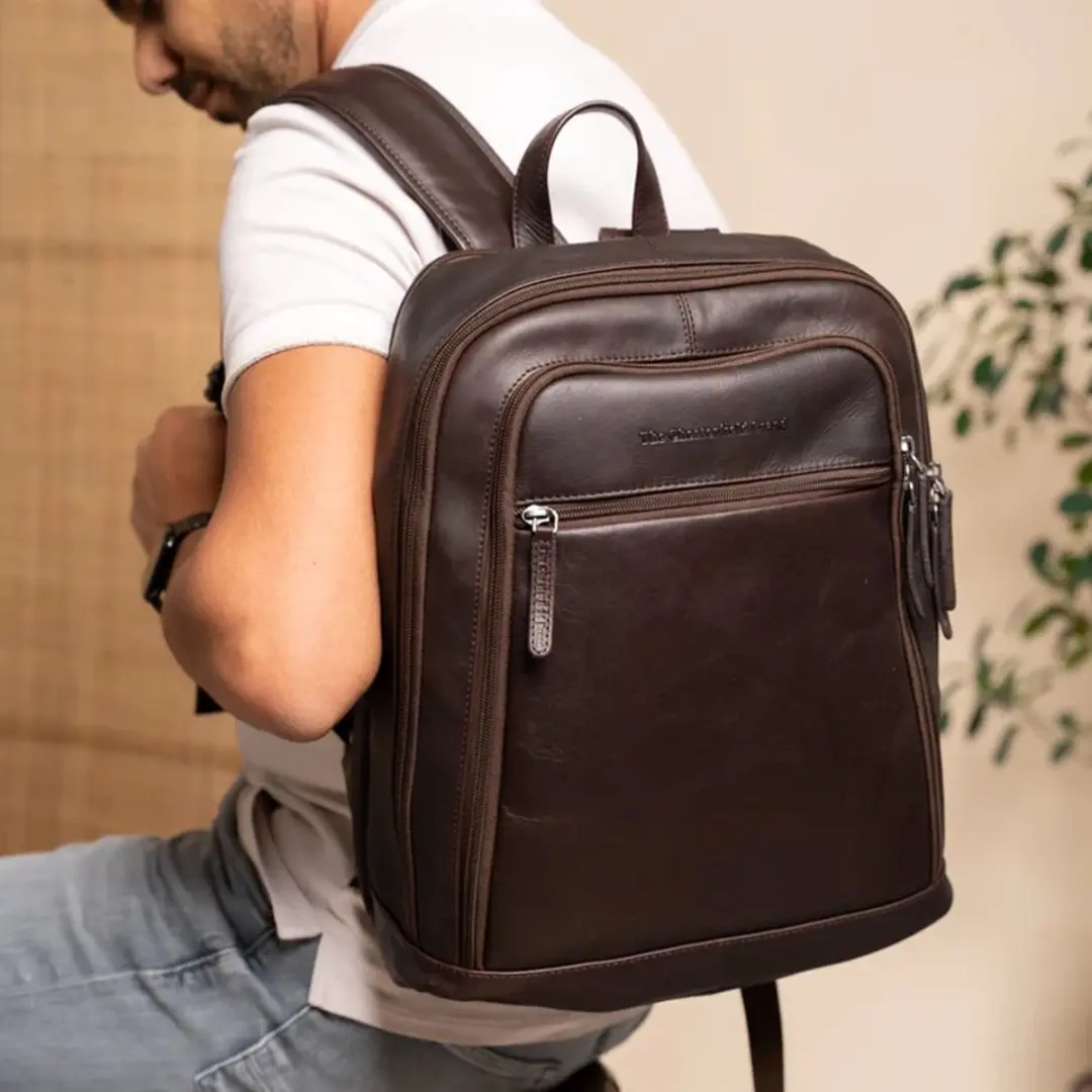 Chesterfield Detroit Waxed Pull Up Laptoprugzak