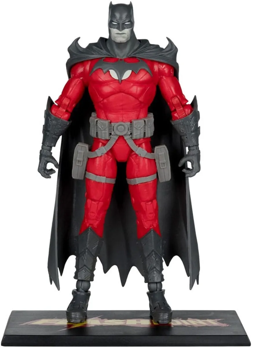 McFarlane Toys DC Multiverse Batman Flashpoint Black & White Accent - MCF17662