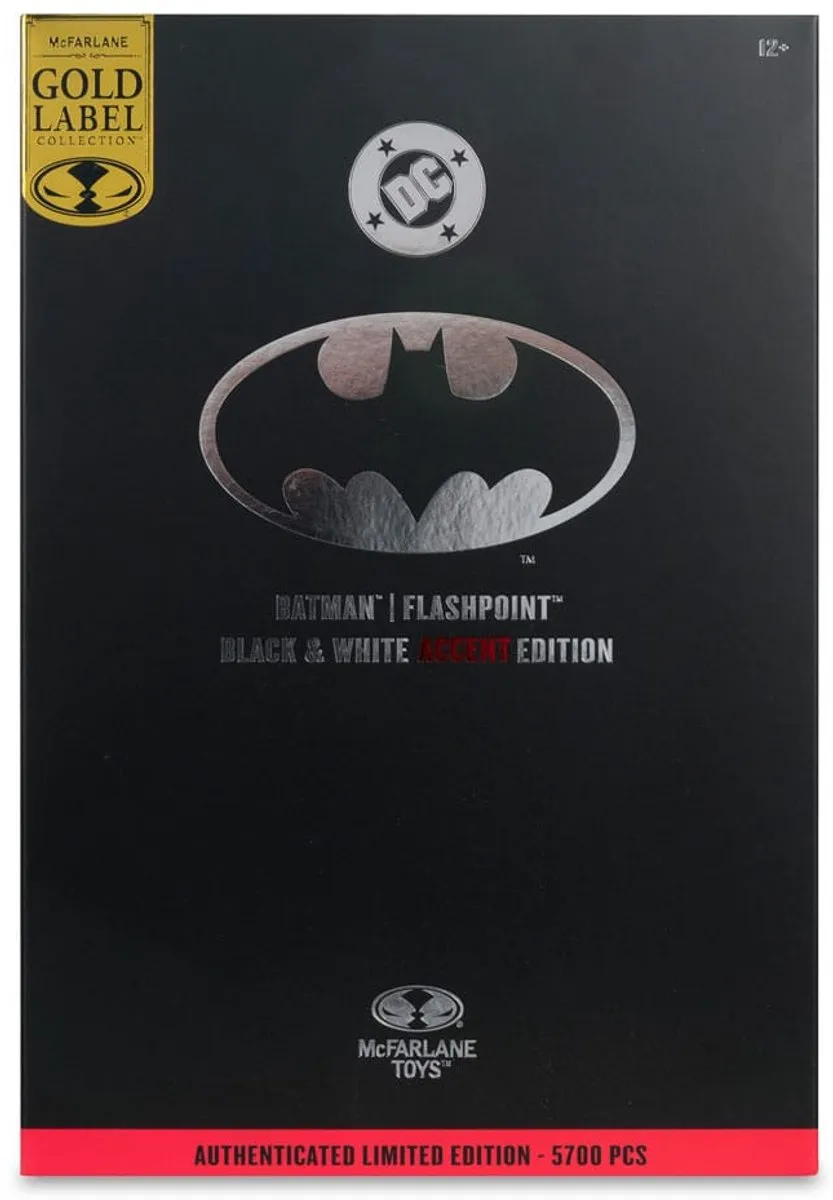 McFarlane Toys DC Multiverse Batman Flashpoint Black & White Accent - MCF17662