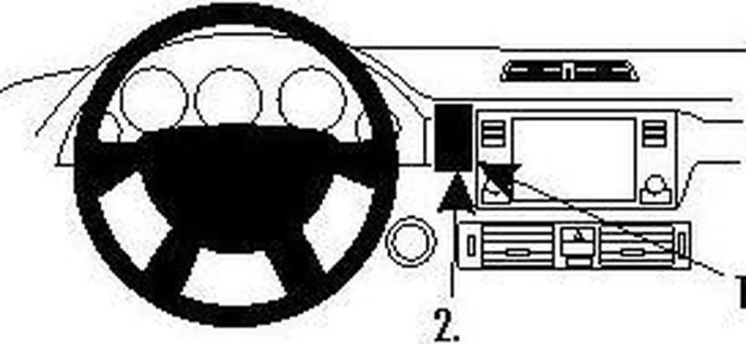Brodit ProClip 854085 Land Rover Range Rover Center Mount Hoog - Grijs