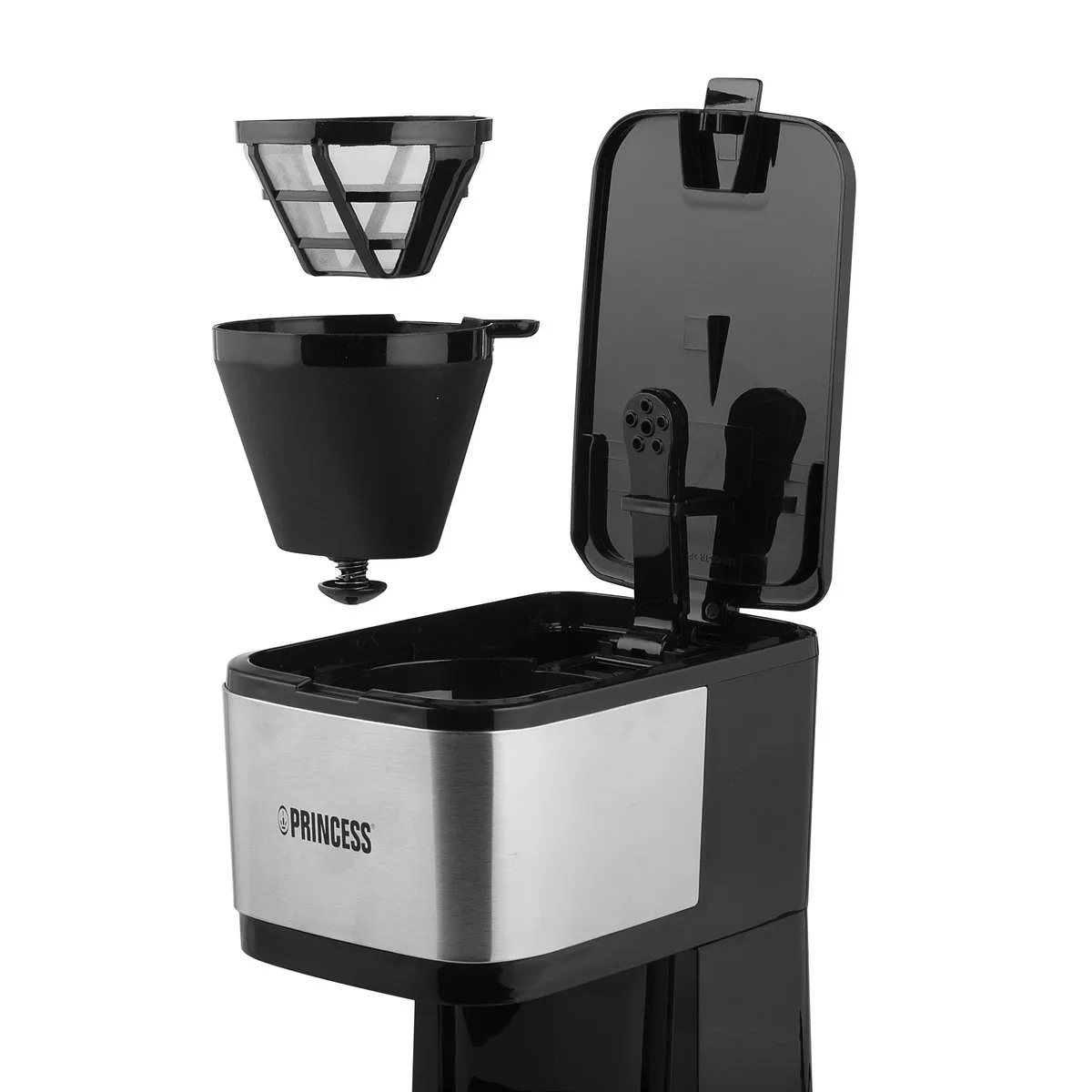 Princess 246030 Compact 8 Filterkoffiezetapparaat 750ml - Zwart - afbeelding 6 van 6