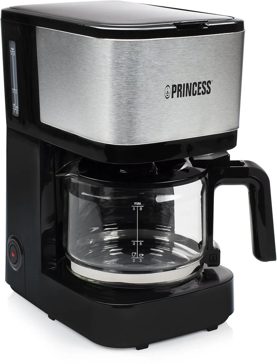 Princess 246030 Compact 8 Filterkoffiezetapparaat 750ml - Zwart