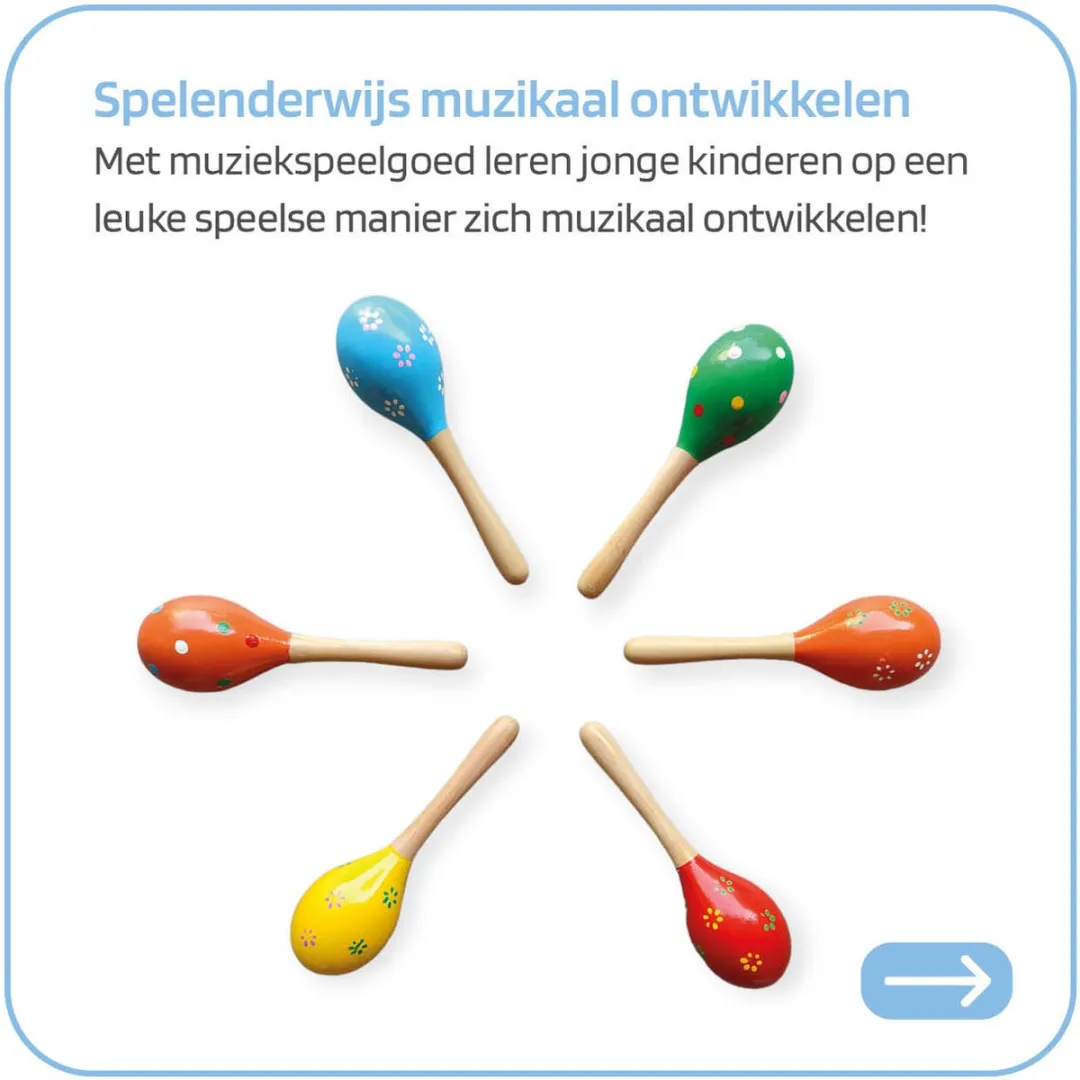 Jobber Toys Sambaballen - 2 Stuks