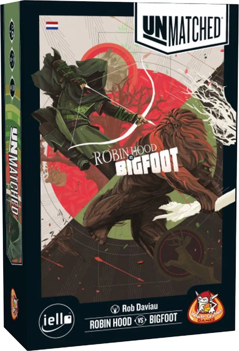 White Goblin Games Unmatched Robin Hood vs Bigfoot - Expertspel - 2 Spelers