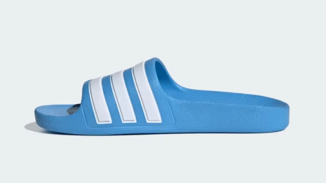 adidas Adilette Aqua Badslippers Kids - Blauw - afbeelding 2 van 6