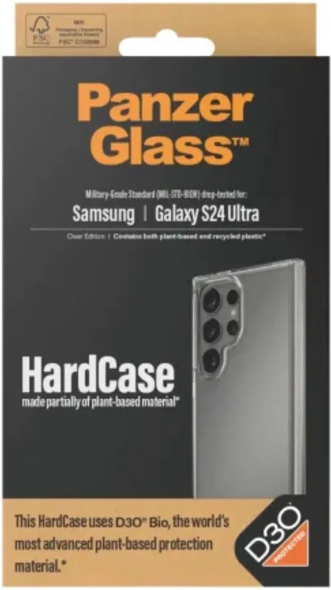 PanzerGlass HardCase D3O Transparant 1212 - Samsung Galaxy S24 Ultra