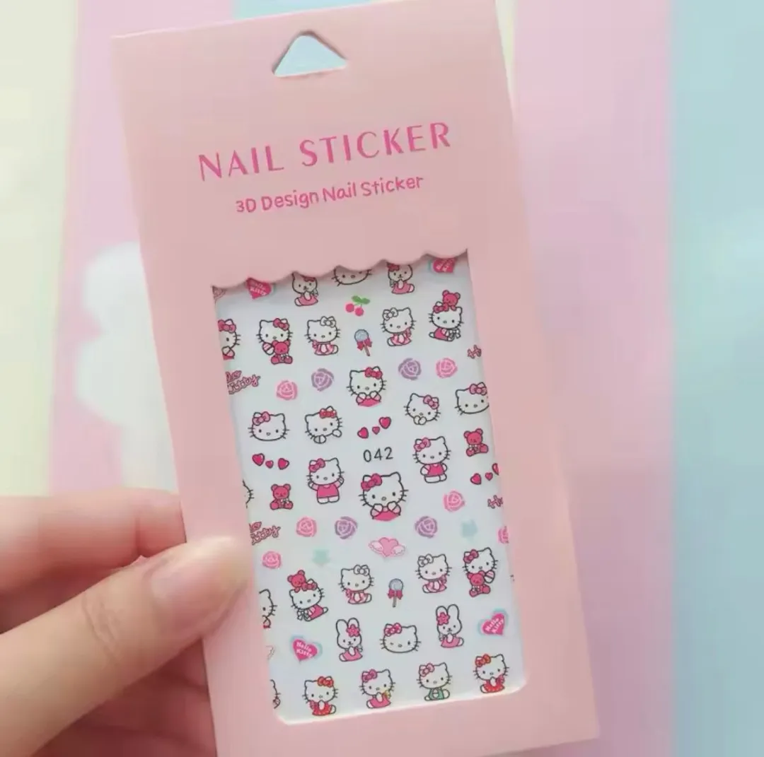 Hello Kitty 3D Nagelstickers