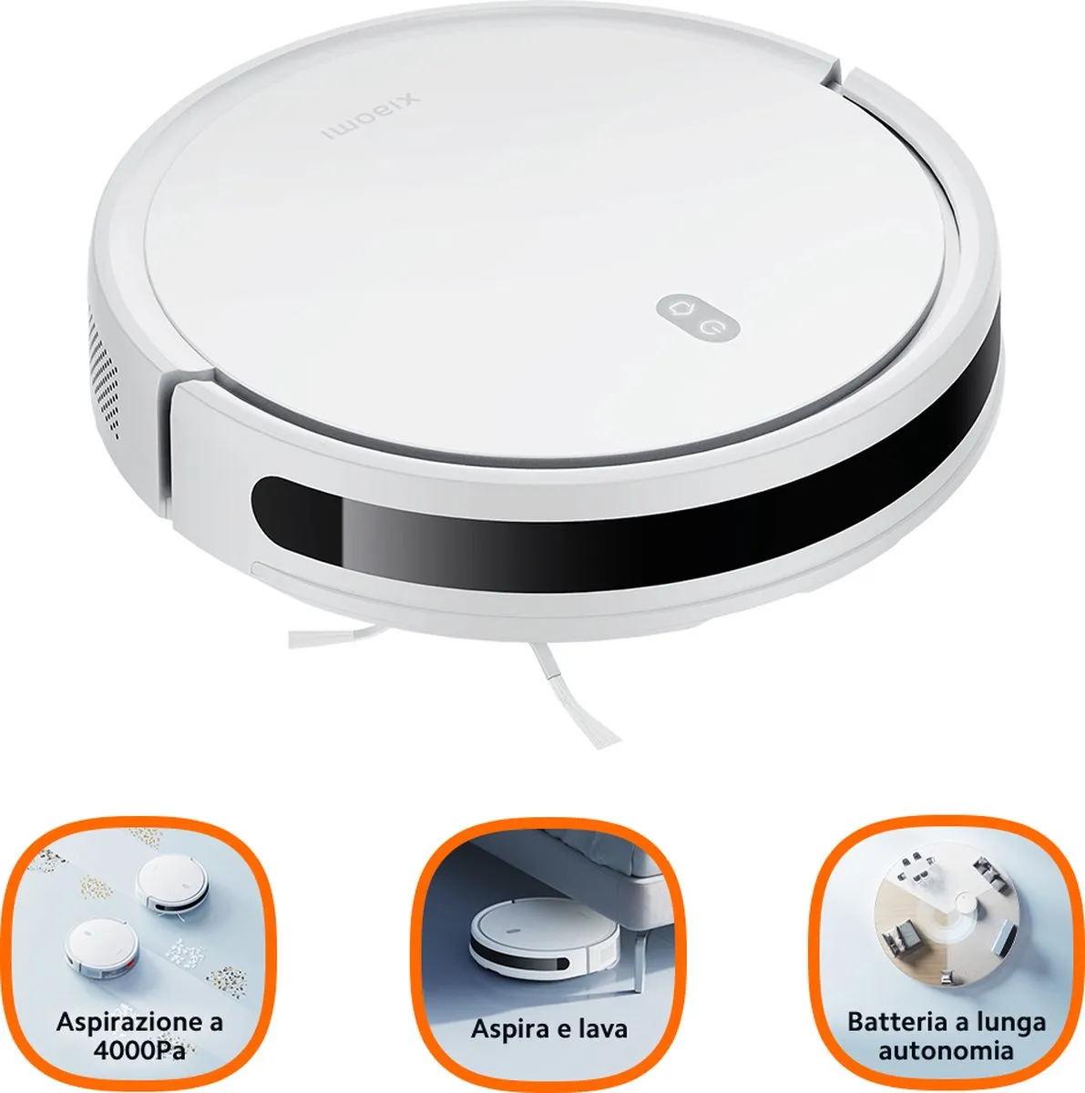 Xiaomi E10 Robotstofzuiger BHR6783EU - 35W - Wit