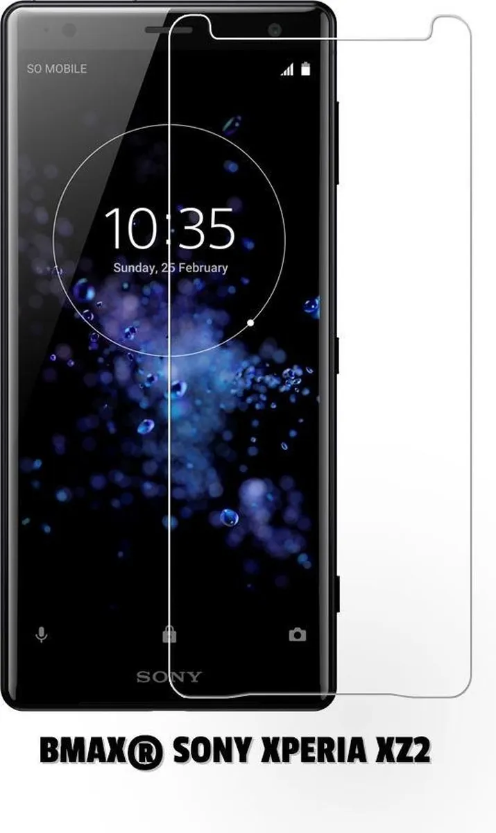 BMAX BM-71974391 Glazen Screenprotector Sony Xperia XZ2