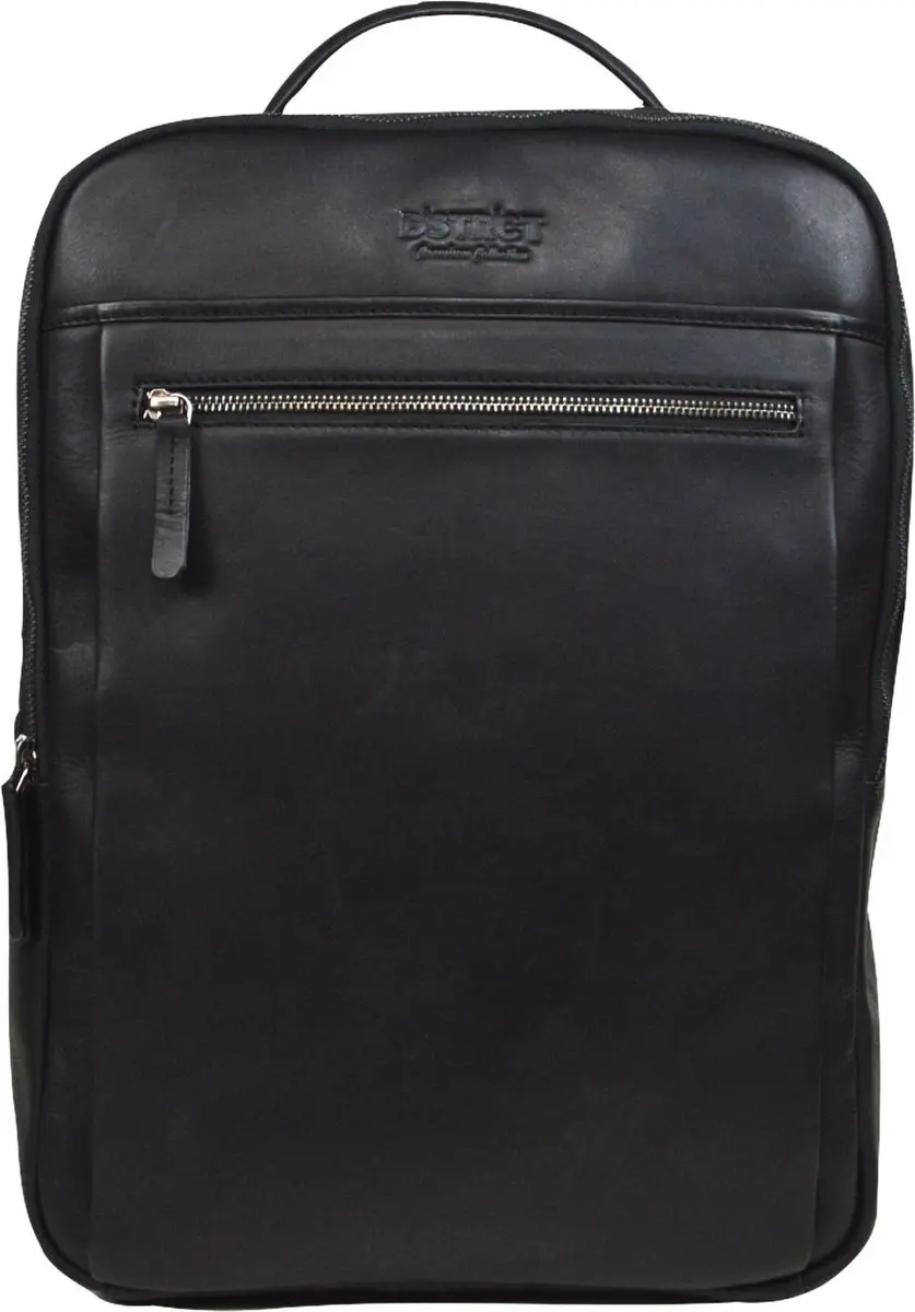 DSTRCT Premium Collection Leren Business Laptoptas