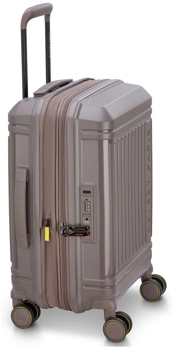 Delsey Lutece SE Handbagage Spinner 55 cm - Uitbreidbaar 34/37 liter - Bruin - afbeelding 2 van 6