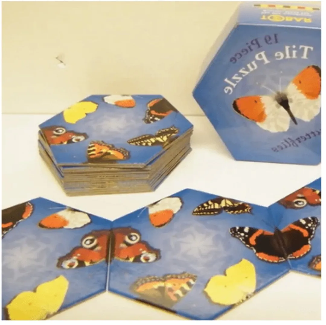 Dieren Legpuzzel Vlinders - Puzzel