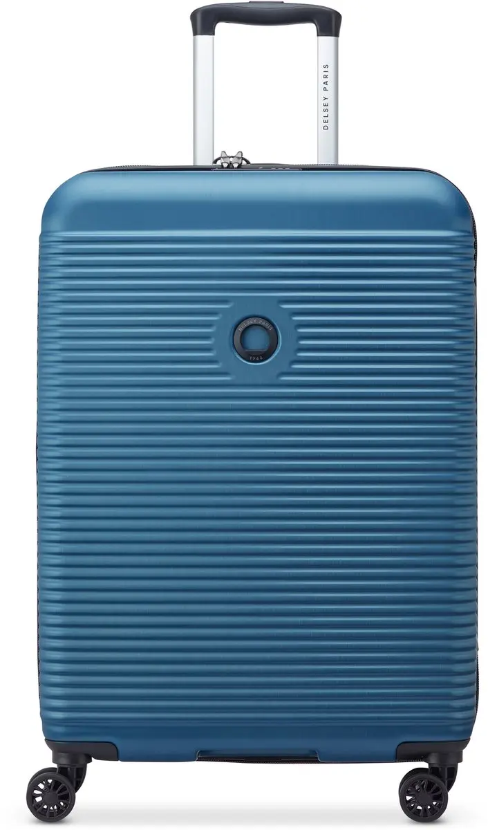 Delsey Freestyle Reiskoffer 66 cm uitbreidbaar met TSA slot en SECURITECH� rits � Blue
