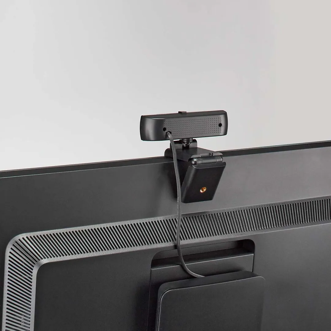 Nedis Webcam – 4K Ultra HD – Webcam voor PC – Autofocus – Microfoon – Zwart