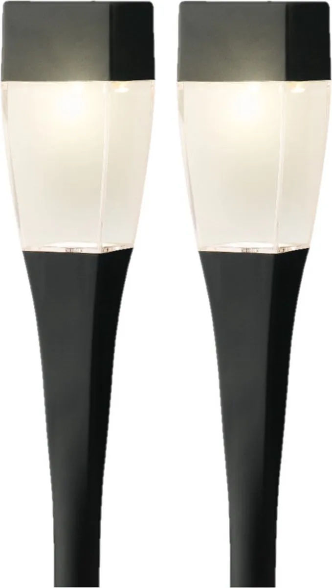 Lumineo Solar Tuinlamp Prikspot 26cm - Zwart