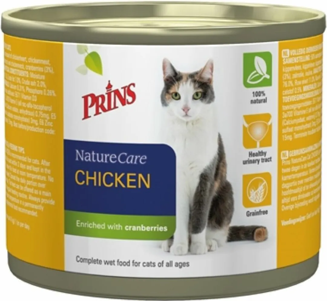 Prins NatureCare Kat Voer Kip 6x200g