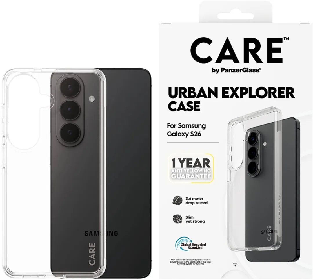 PanzerGlass CARE Urban Explorer Hoesje Transparant - Samsung Galaxy S26
