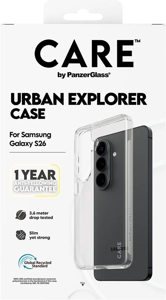 PanzerGlass CARE Urban Explorer Hoesje Transparant - Samsung Galaxy S26
