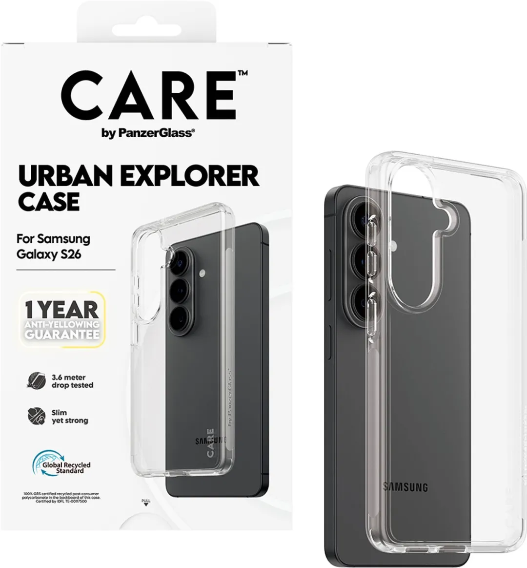 PanzerGlass CARE Urban Explorer Hoesje Transparant - Samsung Galaxy S26