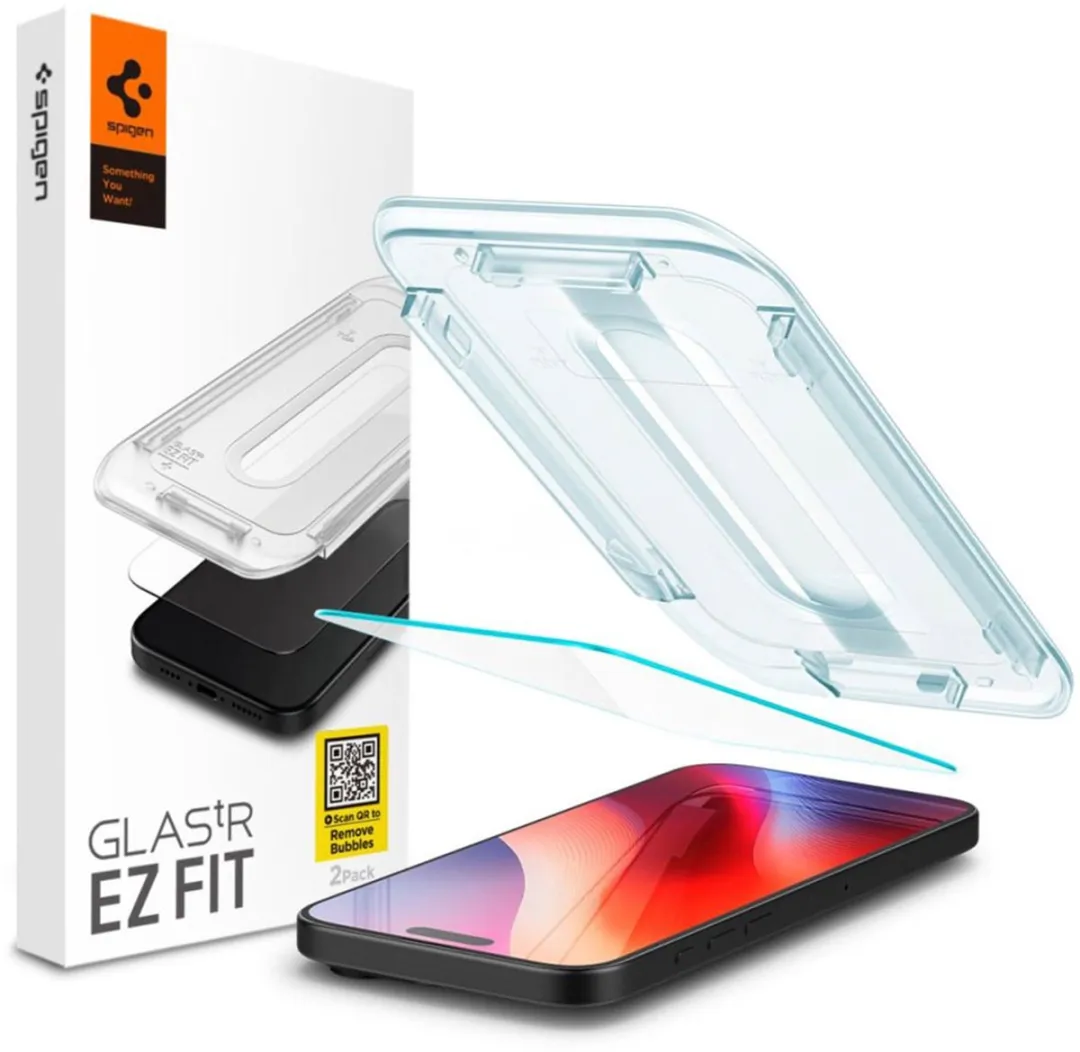 Spigen EZ Fit GLAS.tR iPhone 16 Pro Screenprotector - 9H - 1 Stuk