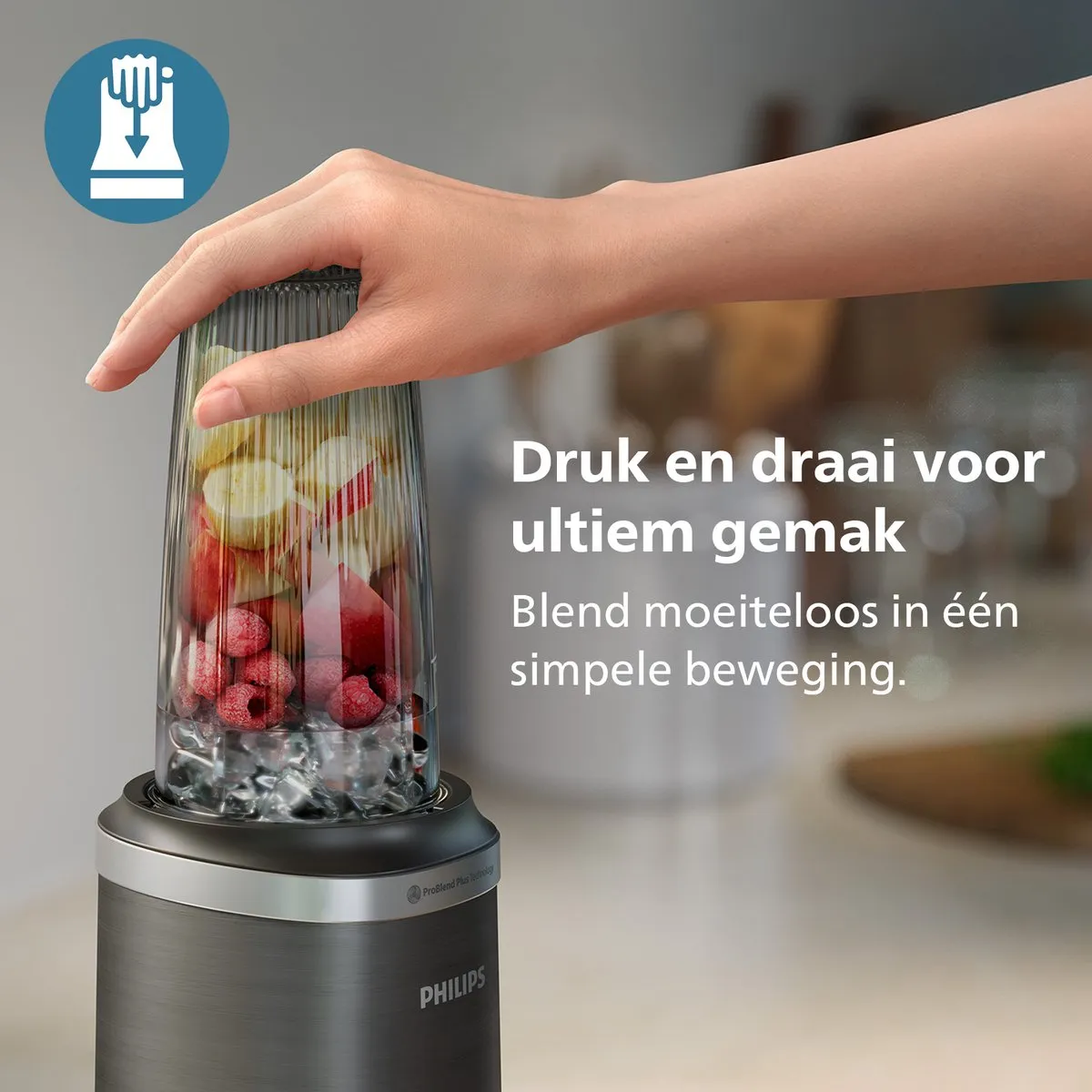 Philips Blender HR2766/00 - 1000W - 700ml - Zwart
