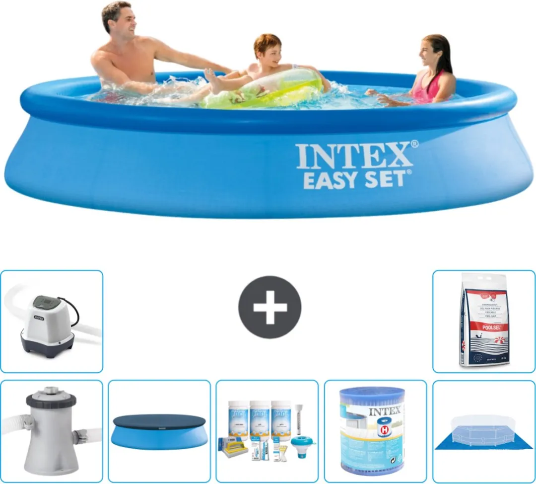 Intex Easy Set Zwembad 305x61cm - Blauw