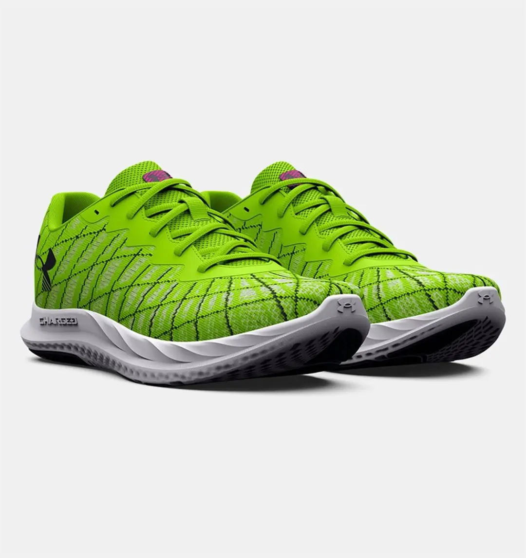 Under Armour Charged Breeze 2 Hardloopschoenen - Lime Surge - afbeelding 6 van 6