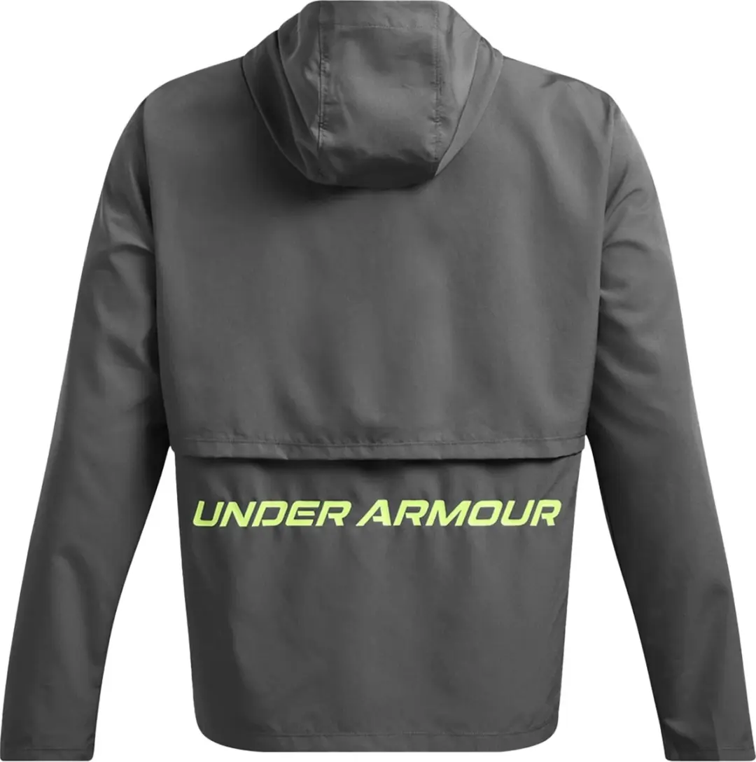 Under Armour Storm Run Shell Jas Grijs S Man - afbeelding 2 van 2