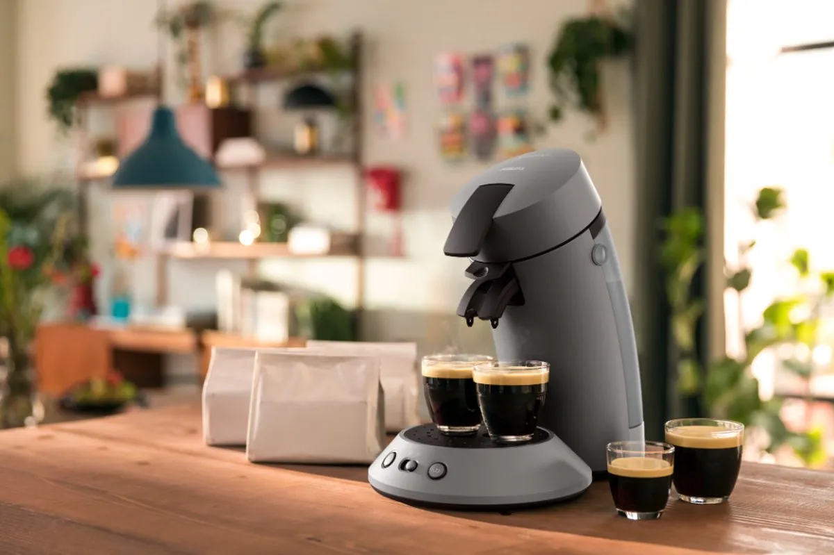 Philips Senseo Original Plus CSA210/50 Koffiepadmachine - 2 Kopjes - Kasjmiergrijs