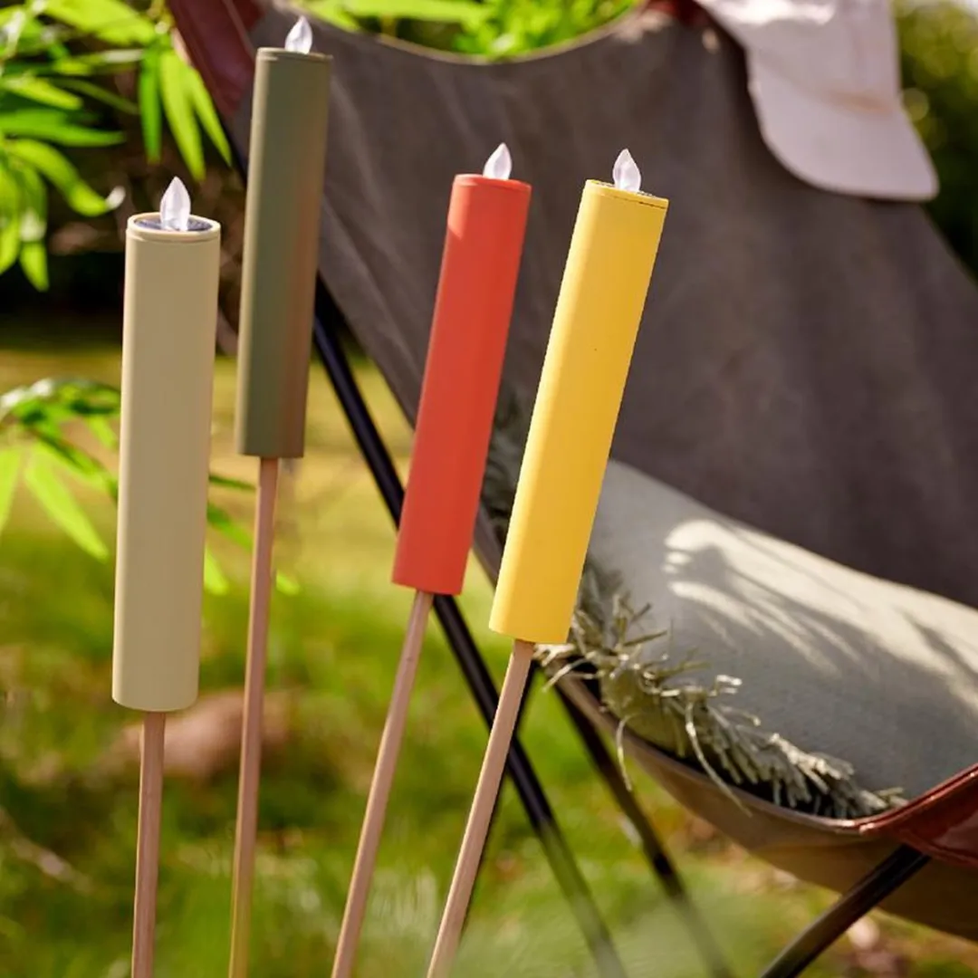 Lumineo Solar Fakkel H90cm - Multicolor